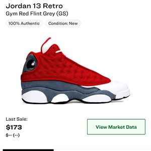 Grade school any size flint 13’s $185 dm asap